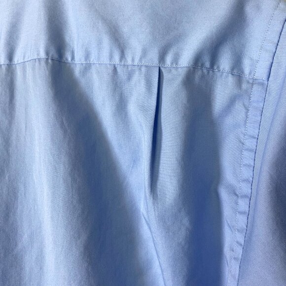 Nautica Blue Button Down Shirt Large - Picture 5 of 8